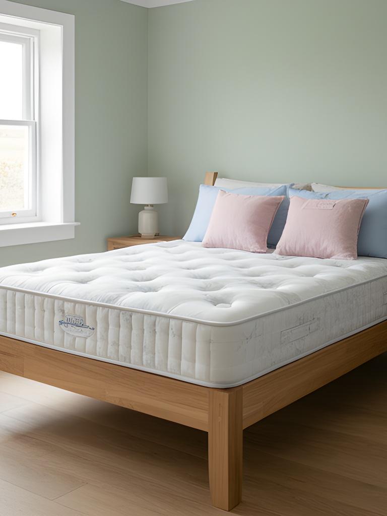 Finished mattress in a bright Derry bedroom with natural morning light